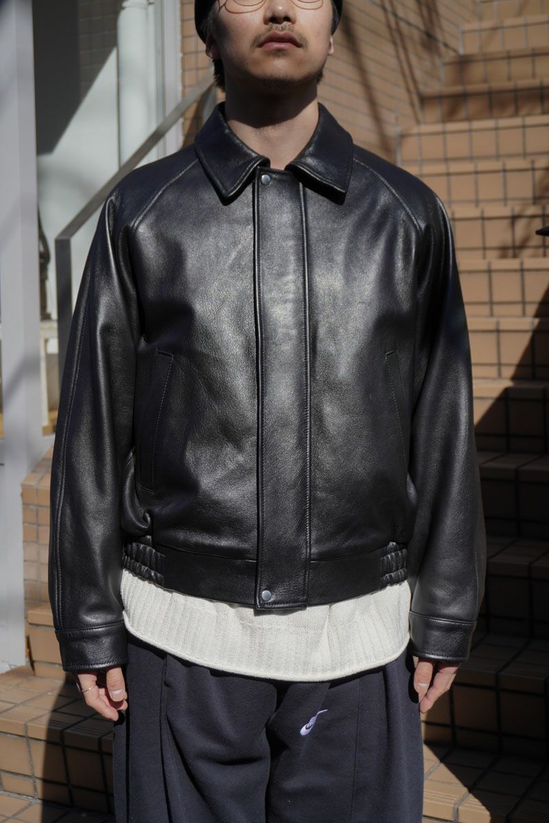 UNIVERSAL PRODUCTS - レザーブルゾン - GOATLEATHER DRIZZLER JACKET