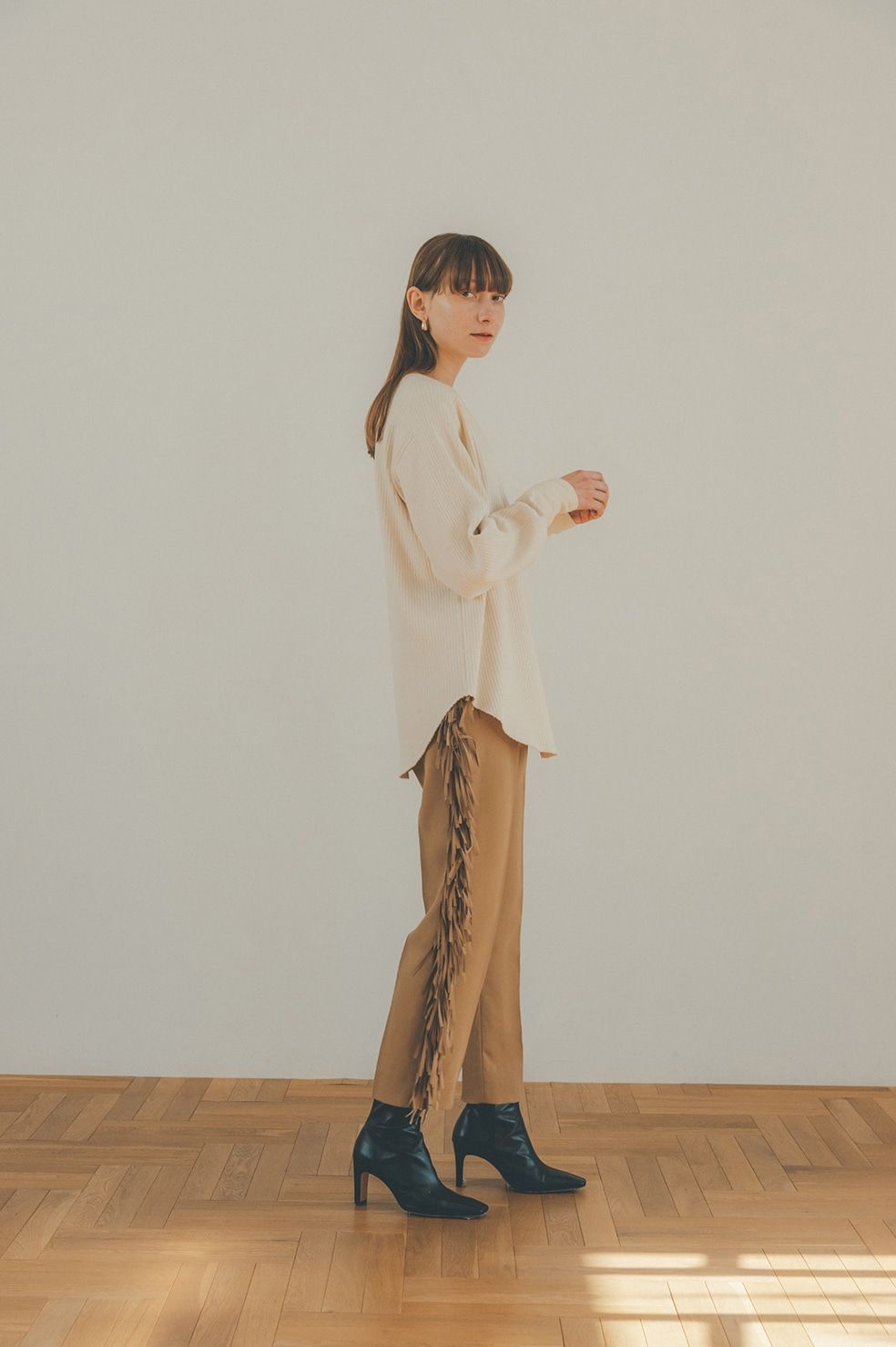 CLANE - ダブルフェイスリブトップス - W FACE HEAVY RIB TOPS 