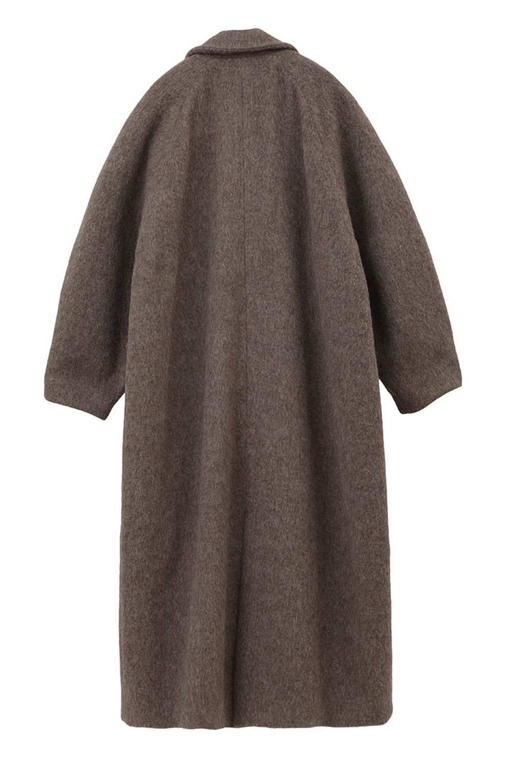 【25AW】ダブルウールロングコート - DOUBLE WOOL LONG COAT BROWN