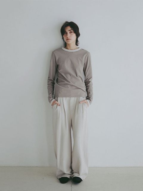 エアリースウェットパンツ - LIGHT GREY