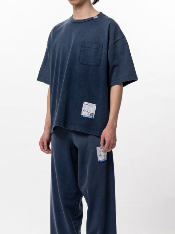 ディストレスト Tシャツ - Sun Faded Like Distressed Pocket T-shirt (NAVY)