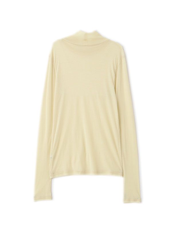 バーサタイルハイネックシアーロンTee (YELLOW)