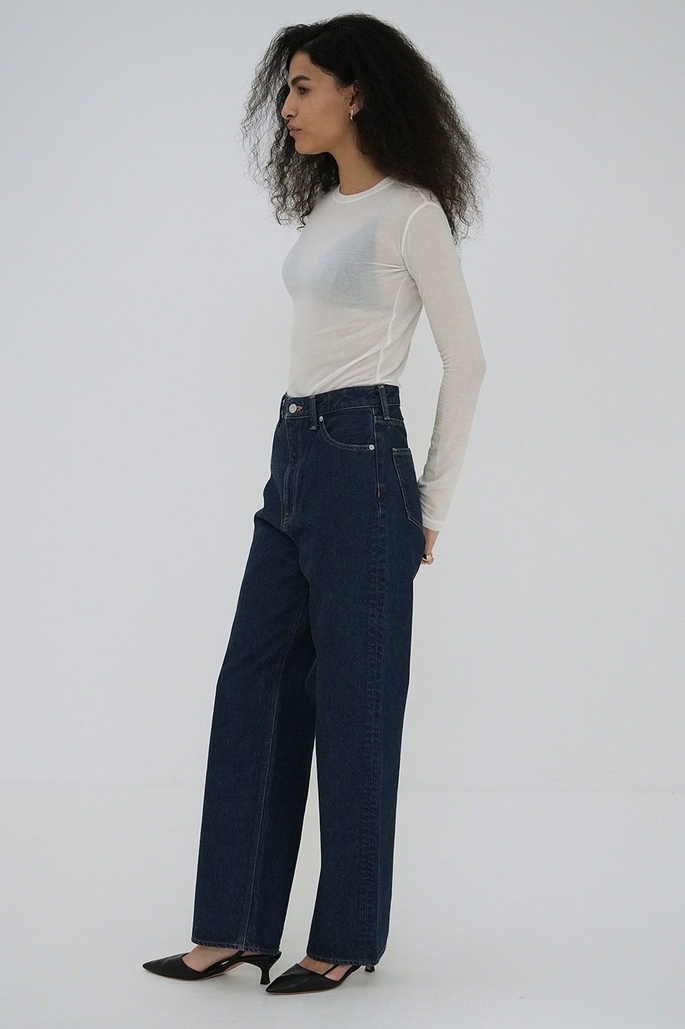 CLANE - セコンドデニムパンツ アイスブルー - SECOND DENIM