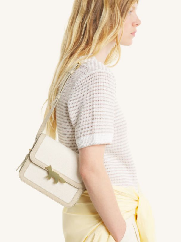 EDIE バッグ / 2WAYショルダーバッグ canvas/macadamia