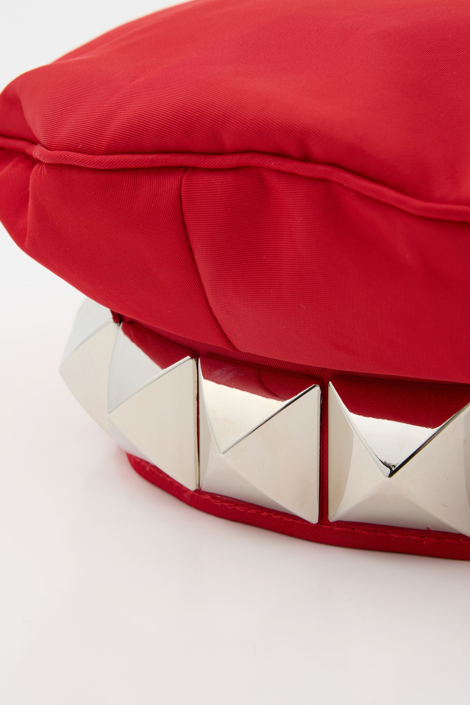 スタッズ付き ベレー帽 |  VQ BERET  (RED)