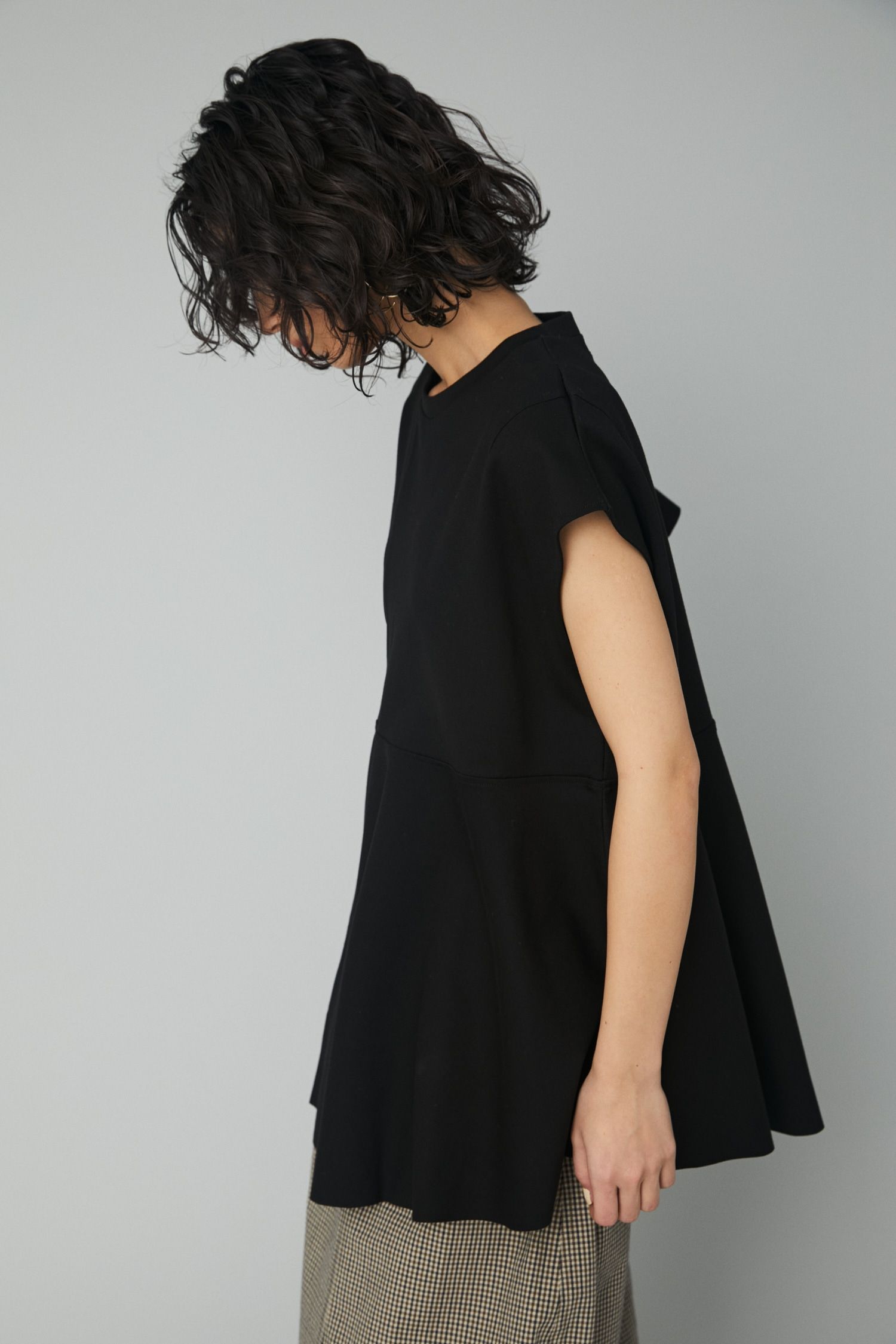 HeRIN.CYE - クロップド ポンチ トップス - Cropped ponte tops