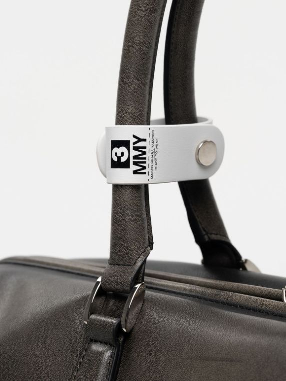 "ヴィンテージ" ボストン バッグ ラージ - "VINTAGE" Boston Bag Large (BLACK)