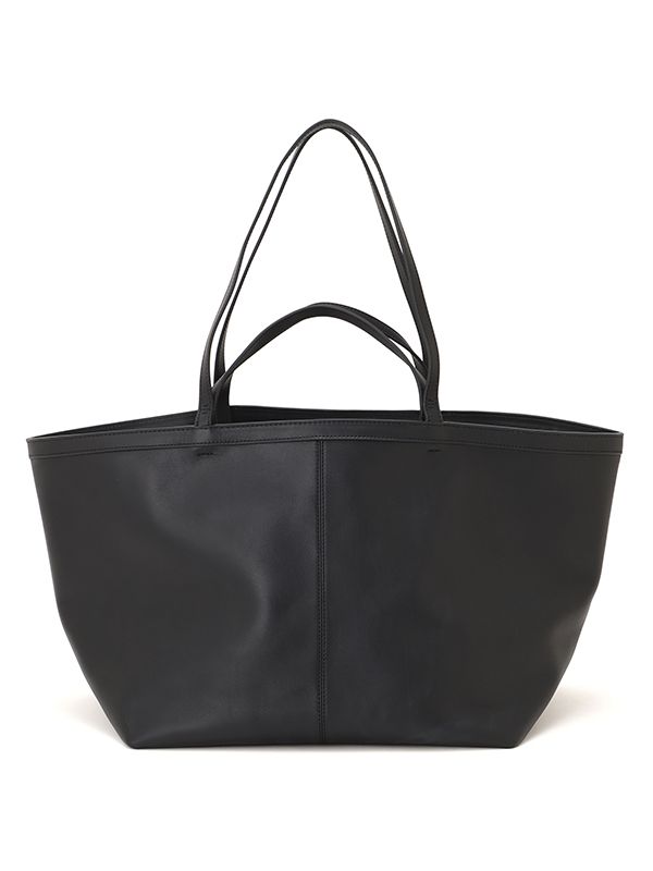 Wハンドルスウェードビッグトートバッグ （BLACK）