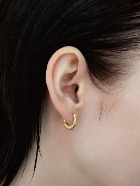 【両耳用】グレインピアス GD ゴールド シンプル デザイン ユニセックス アクセサリー