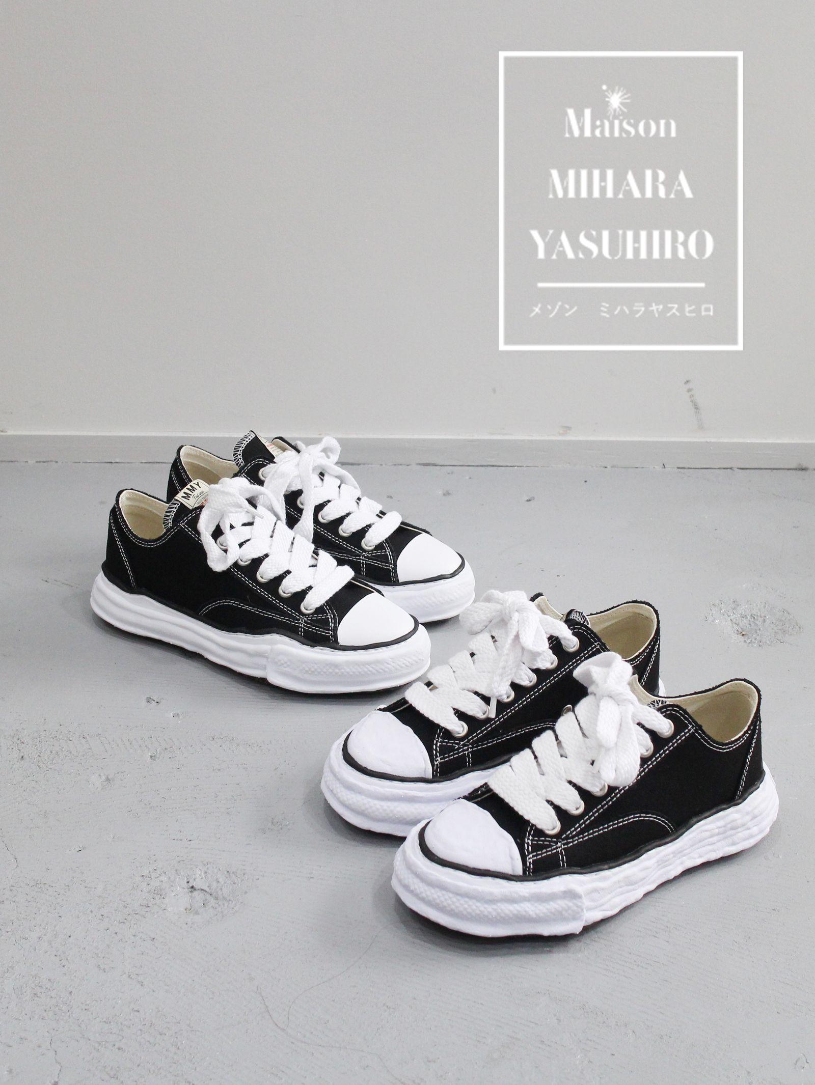 大人気 Maison Mihara Yasuhiro スニーカー 　刺繍 36