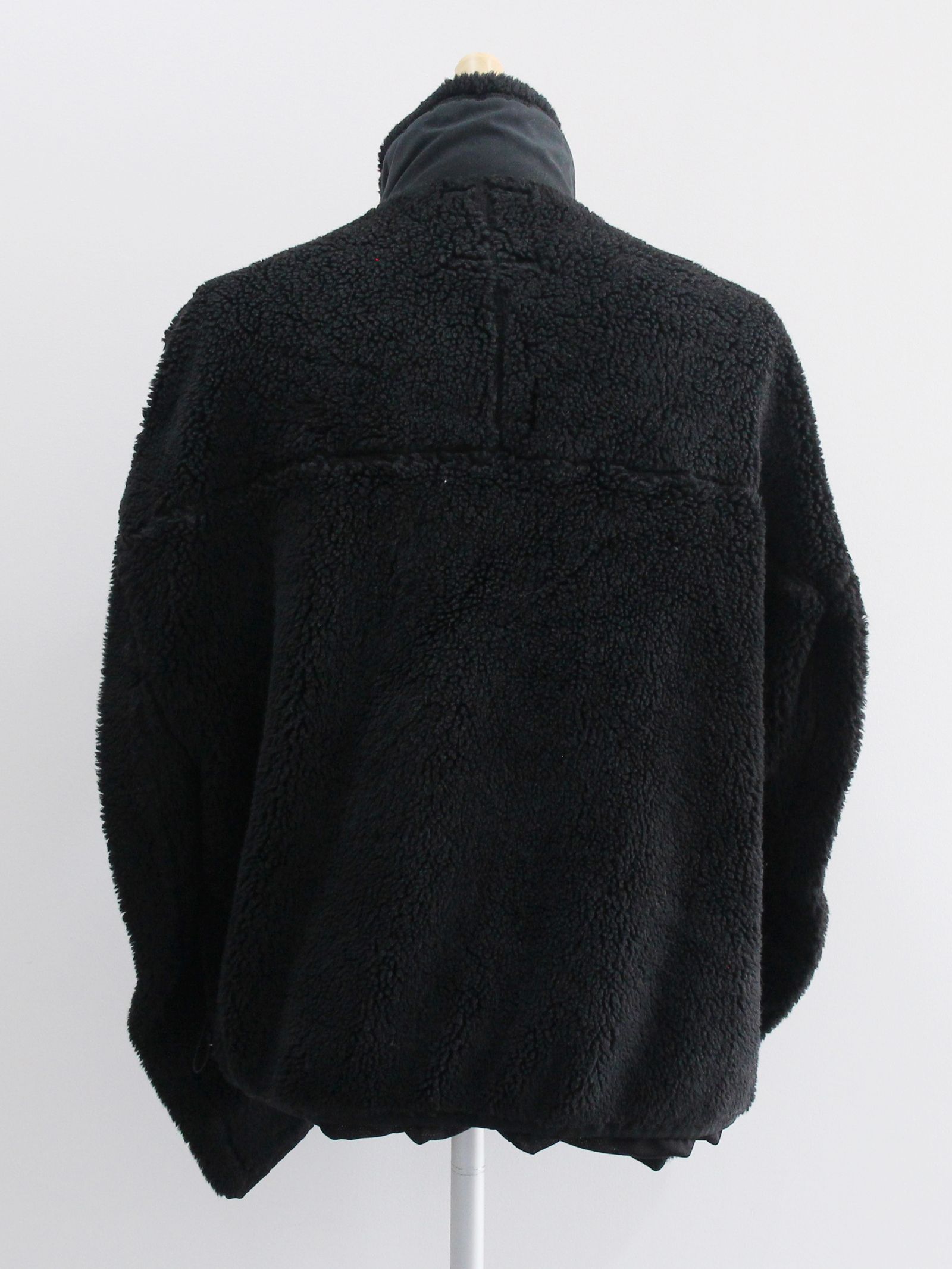 ホロー アウト ボアベスト - hollowed - out boa vest - BLACK