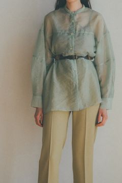 シースルーシャツ - SWITCH SHEER SHIRT - MINT