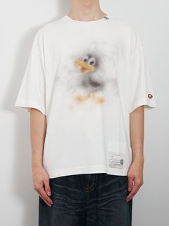 ダックプリントTシャツ - DDuck Printed T-shirt - WHITE