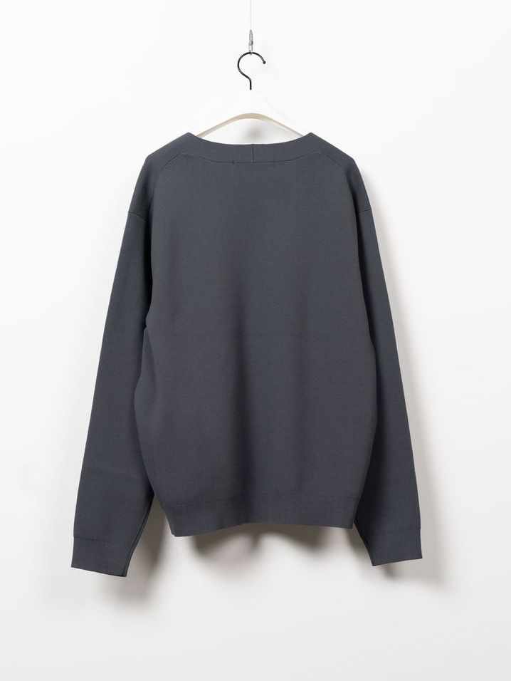 ミランリブカーディガン - MILAN RIB CARDIGAN （GREY）