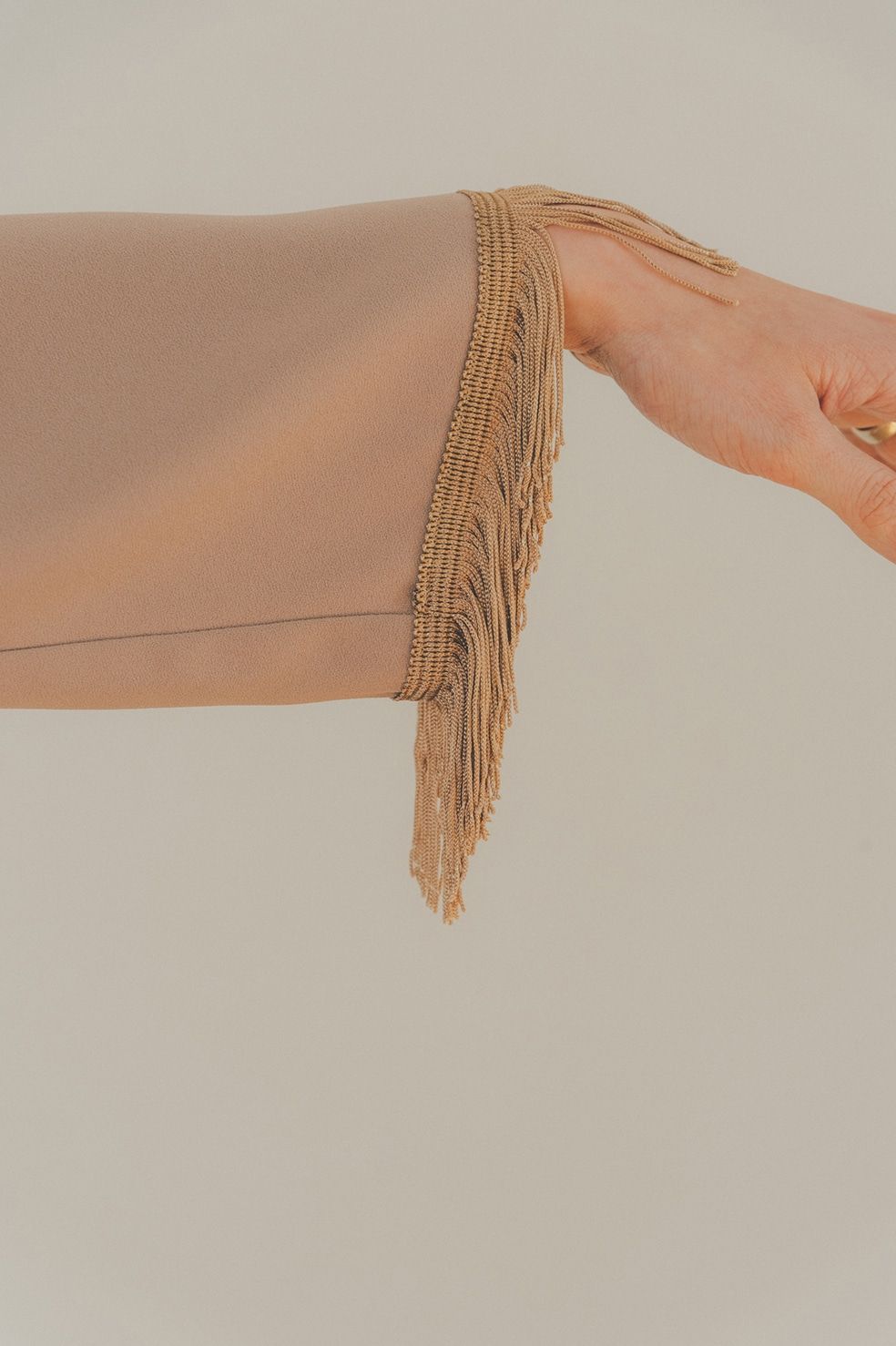 W FACE FRINGE TOPS - ダブルフェイスフリンジトップス