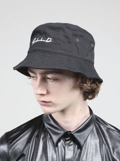 GalaabenD - ロゴ刺繍バケットハット - Bucket Hat - BLACK | ADDICT