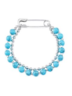 Safety Pin BRACELT - セーフティピン ブレスレット - BLUE