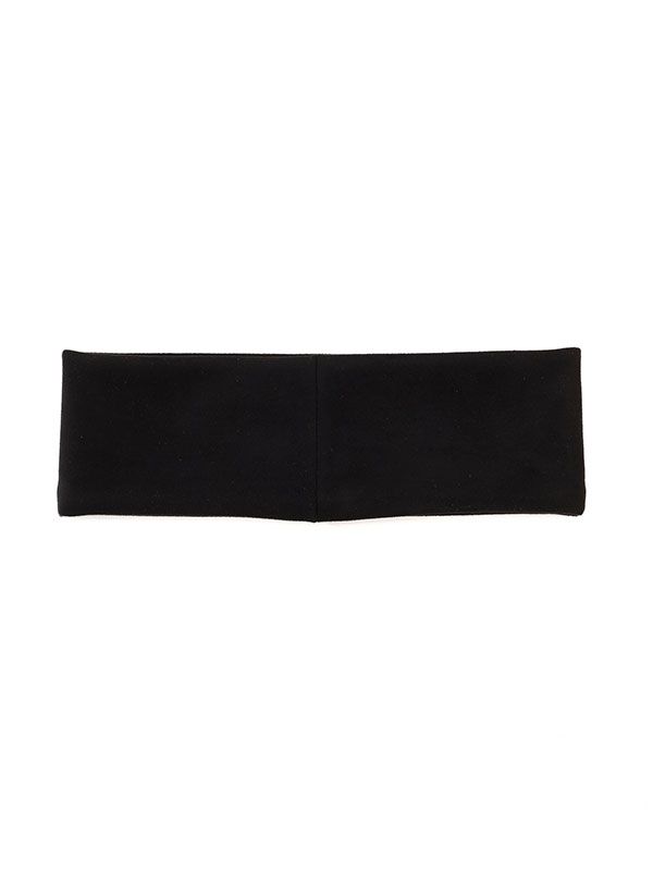 スウェードライクヘアバンド （BLACK)