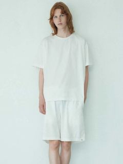 リコンストラクション Tシャツ - Reconstruction Plain T-Shirt (WHITE)