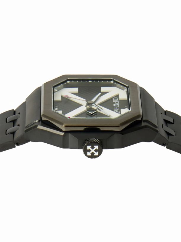 【HEAVY DUTY】 クオーツ式 腕時計 / ステンレスベルト ウオッチ (BLACK)