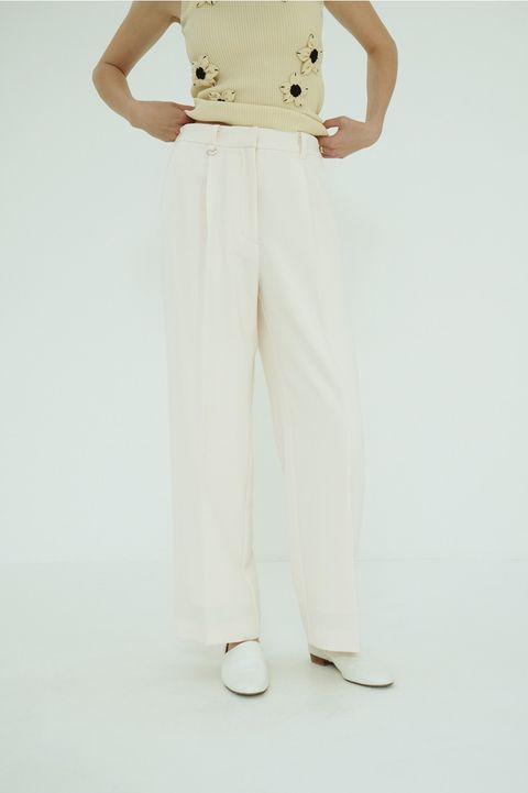 ツーウェイタックストレートパンツ - 2WAY TUCK STRAIGHT PANTS (BROWN)