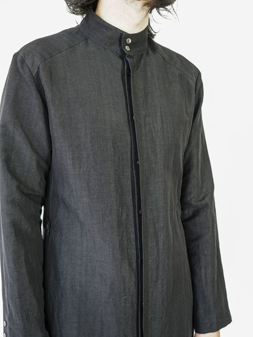 ジンチョウゲ コート - jinchoge coat - Black