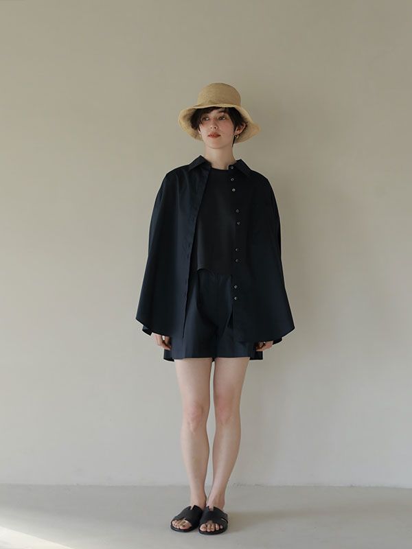 コットンボクシーショートパンツ - NAVY