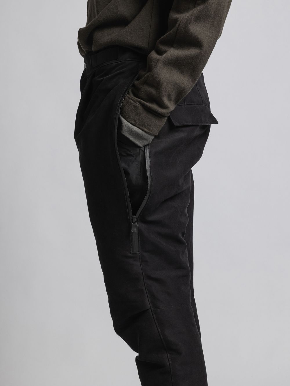 モールスキンレイヤードリブパンツ  - Moleskin Layered Ribbed  Pants