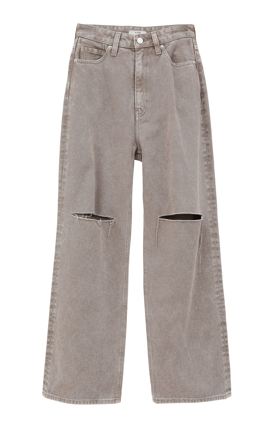 CLANE - SLASH CUT DENIM PANTS INDIGO - スラッシュカット