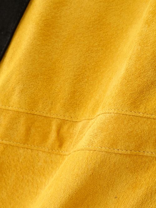 レザーマウンテンパーカー - LEATHER MOUNTAIN PARKA -YELLOW