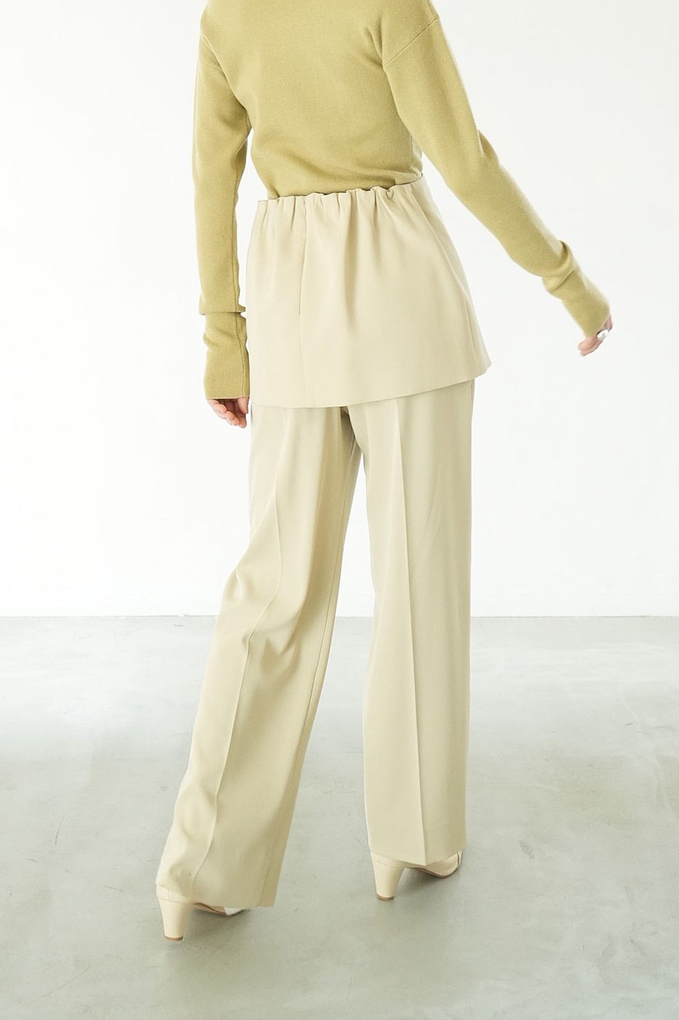 ビスチェ付きパンツ - 2WAY BUSTIER PANTS - IVORY