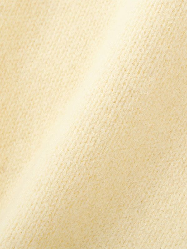 Vネック2wayニットプルオーバー  (YELLOW)