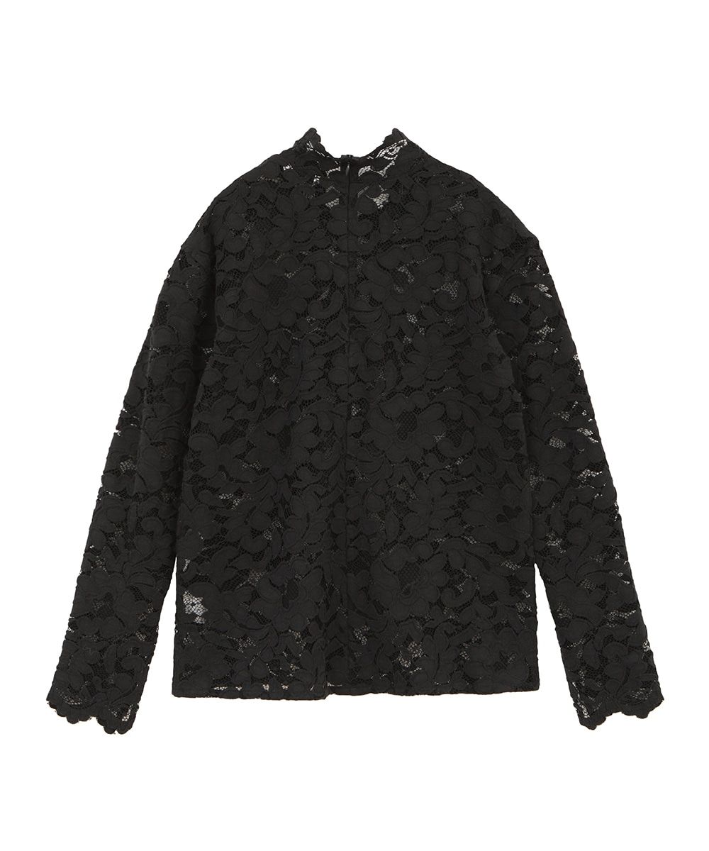 CLANE - ヴィンテージレーストップス - VINTAGE LACE TOPS - KHIKI