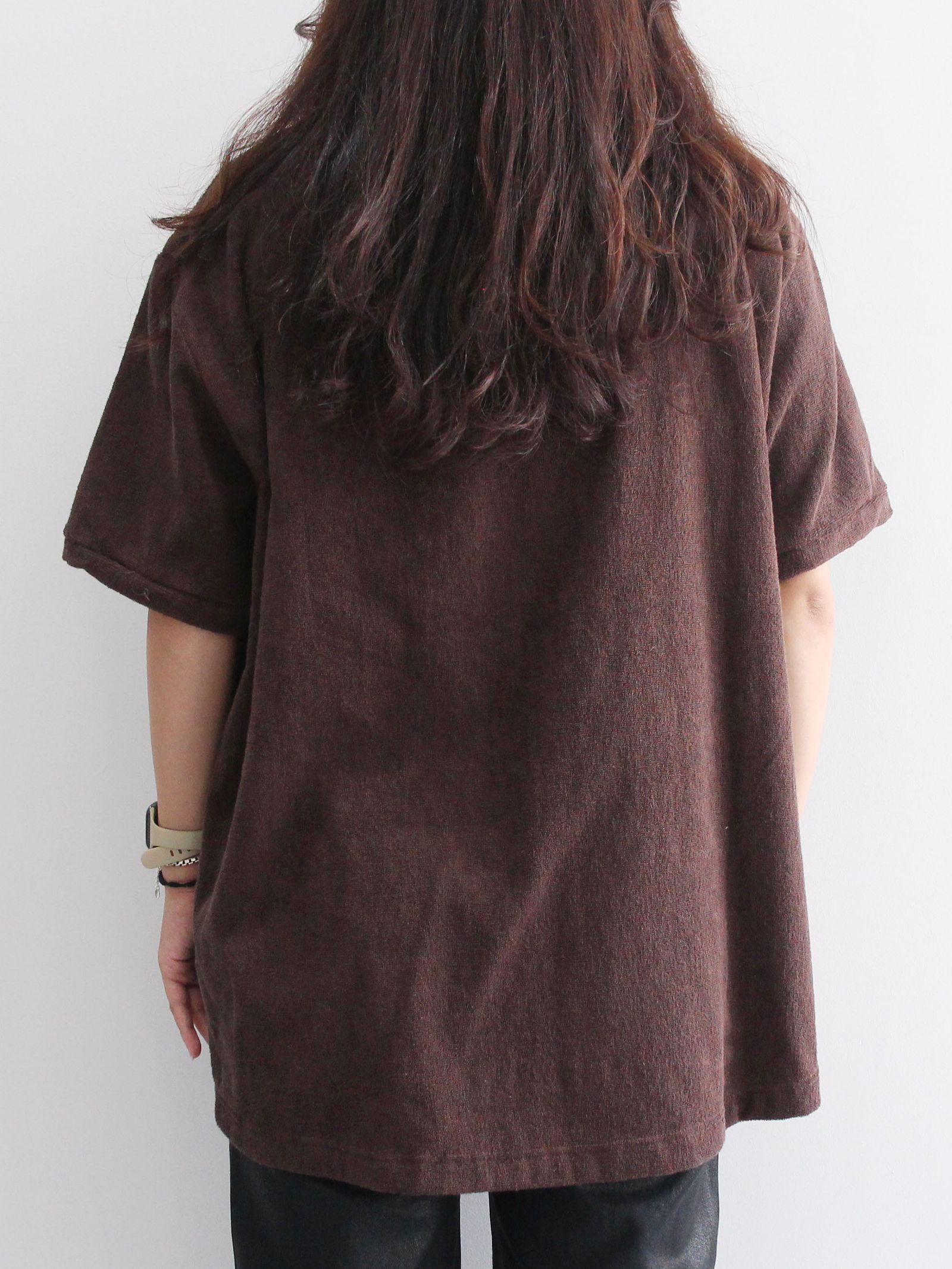TF Tシャツ ショートパイル - BROWN