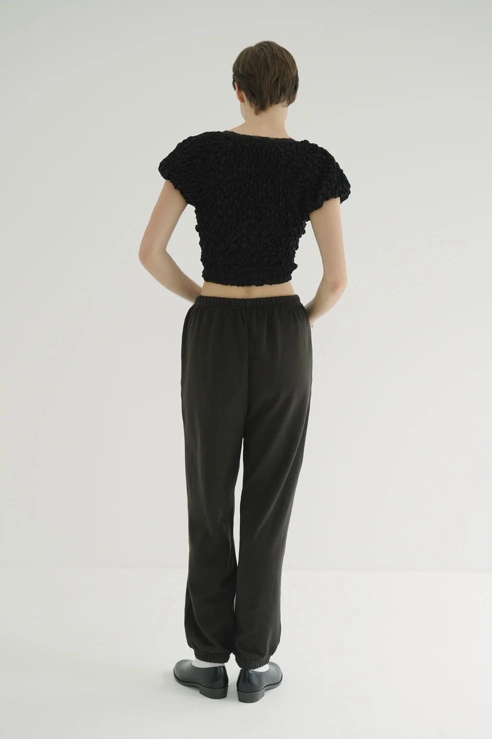 クラネ CLANE シャーリング パフ トップス SHIRRING PUFF TOPS チェック シアー素材 レディース 【2025 新作】 クラネ CLANE シャーリング パフ トップス SHIRRING PUFF TOPS