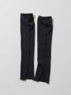 レッグウォーマー - KNIT LEG WARMERS - BLACK