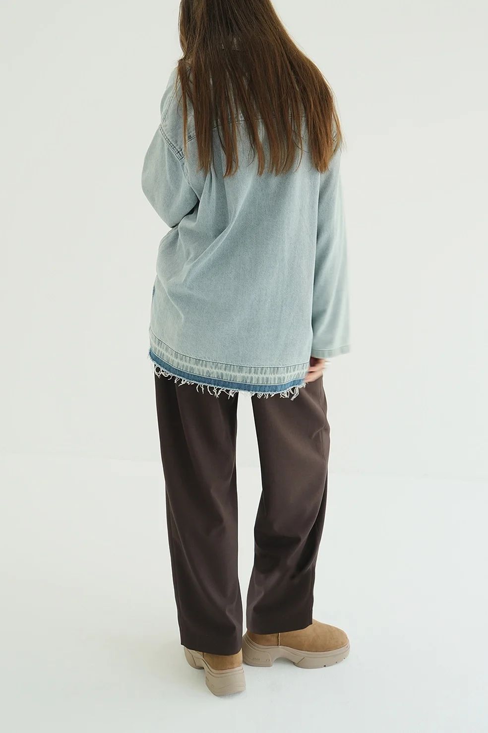 【25AW】 ベーシックタックパンツ -  BASIC TUCK PANTS (BROWN)