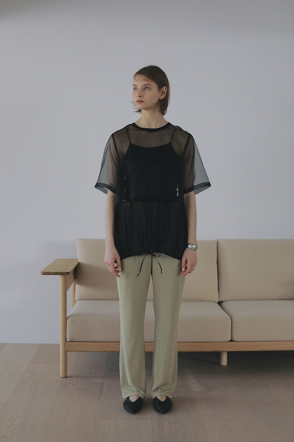 ルーズカット パンツ - LOOSE CUT PANTS - BEIGE