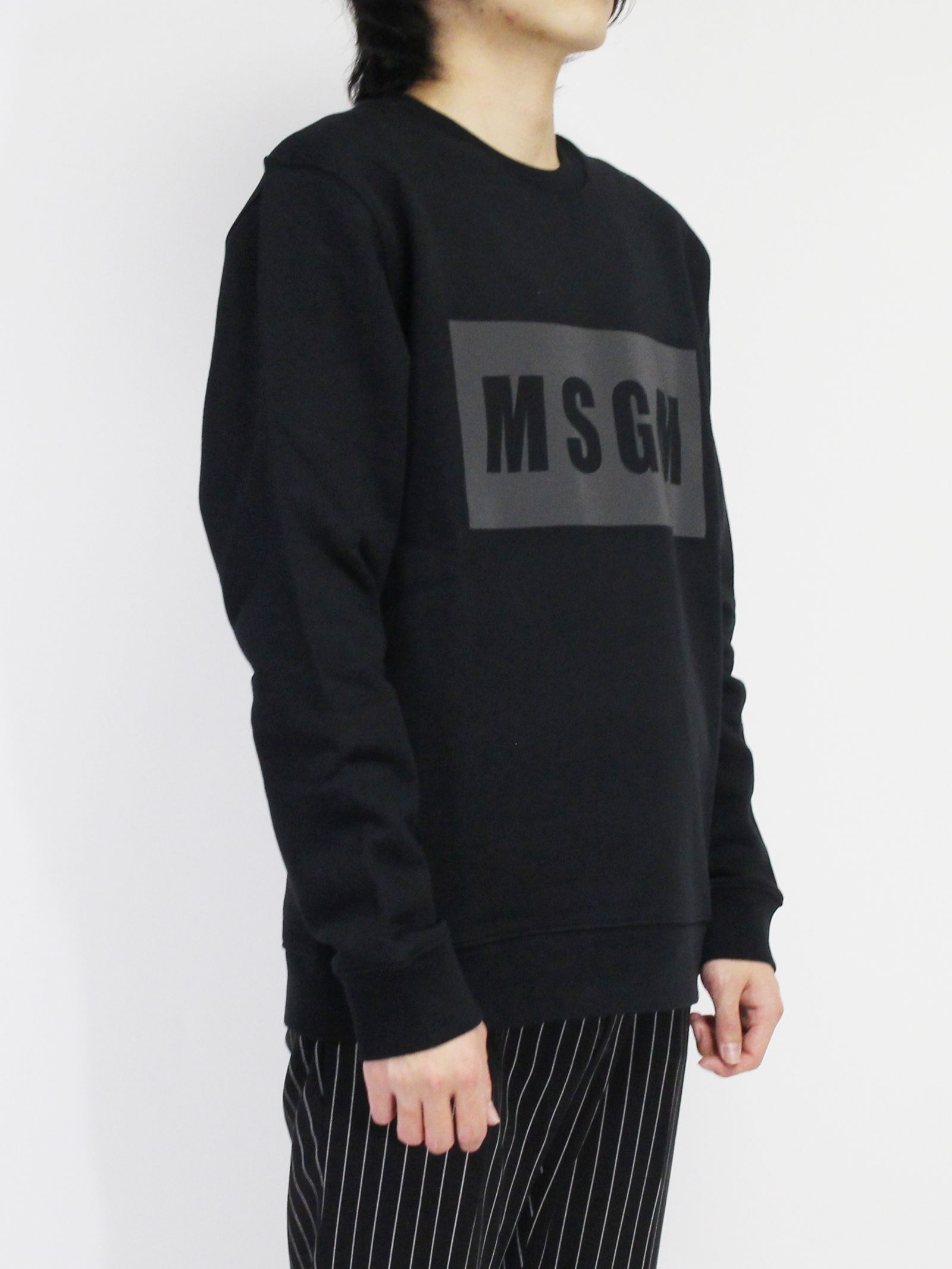 MSGM - ボックスロゴ スウェット- FELPA REGULAR CON BOX LOGO MSGM