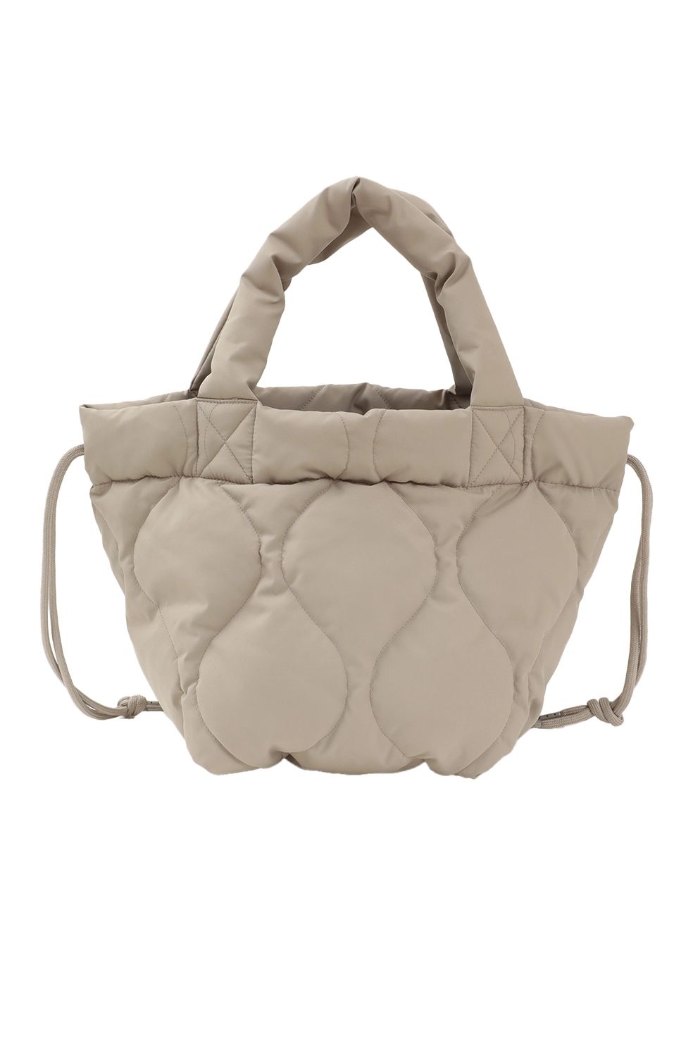【TAION×MANOF】 トートバッグ - 2WAY DOWN BAG (BEIGE)