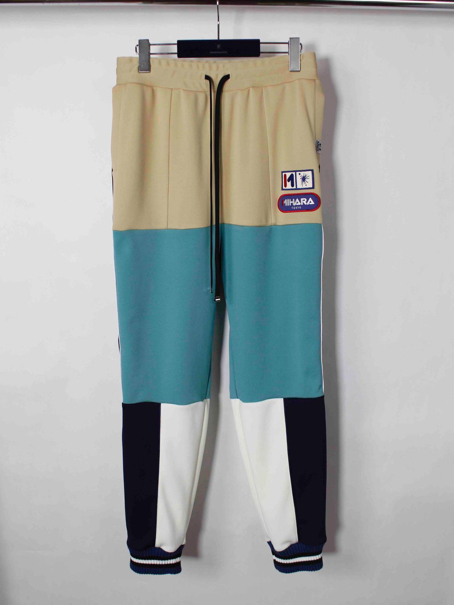 ボーダートラックパンツ - 	border track pants	BLUE