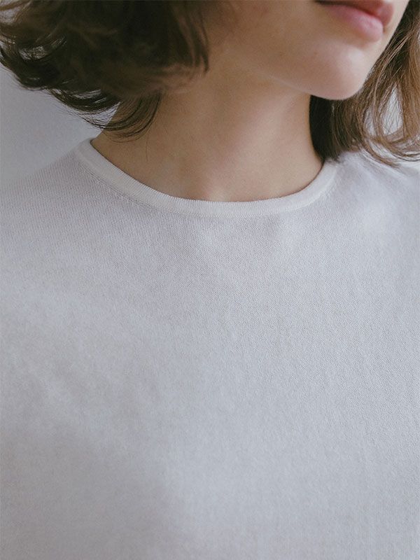 コンフィーニットTee (WHITE)