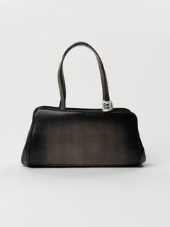 "ヴィンテージ" イースト-ウエスト バッグ- "VINTAGE" East-West Bag (BLACK)