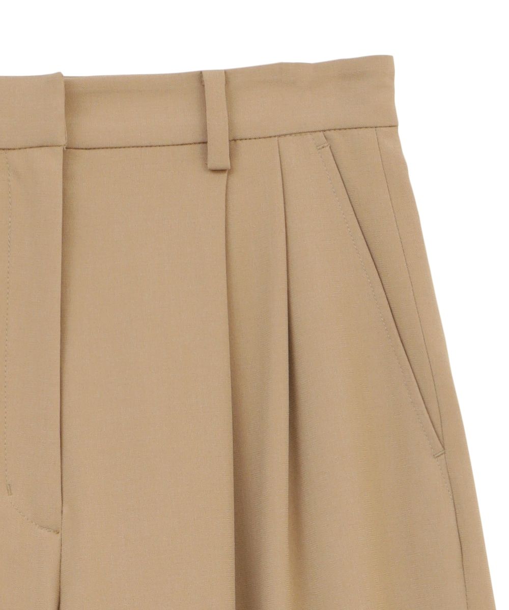 【22AW】 ベーシックタックパンツ -  BASIC TUCK PANTS - BEIGE