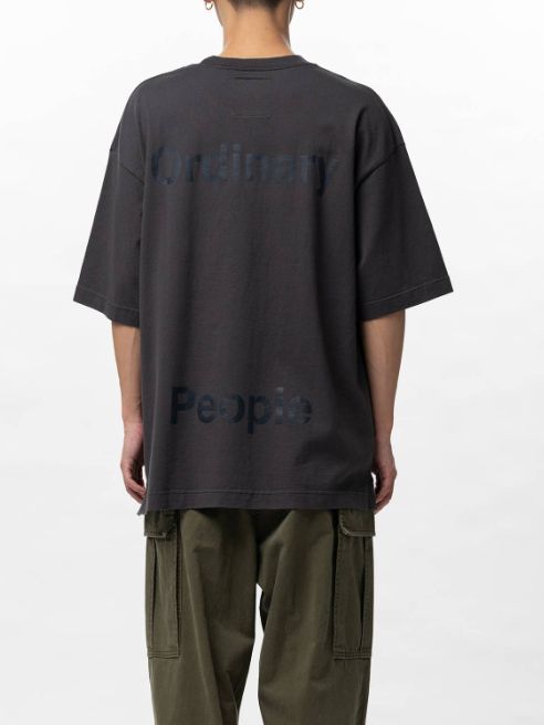 プリントTシャツ - Don't Tag Me Printed T-shirt （BLACK)