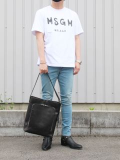 プリントTシャツ×デニム 夏の定番スタイルはMSGMできまり