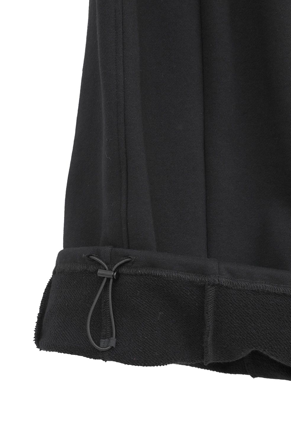 パフトップス - W FACE CLOUD PUFF SLEEVE TOPS (BLACK)