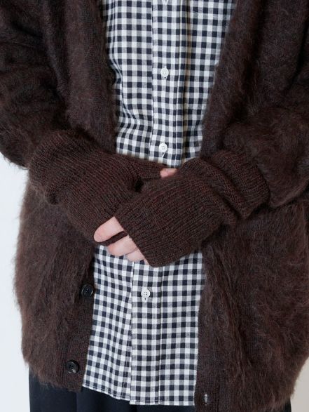 ウール モヘア ニット グローブ / 手袋 -  WOOL MOHAIR KNIT GLOVE