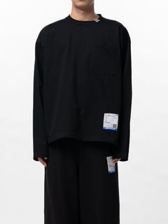 【26SS】 ポケットロングスリーブカットソー - POKET LS TEE - BLACK