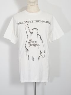 RATM コラボTシャツ -  RATM L/S THE BATTLE OF LOS ANGELES 1999 - WHITE